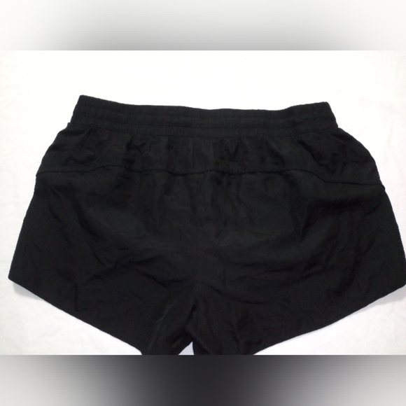 Black Athletic Shorts with Elastic Waistband - Picture 1 of 10